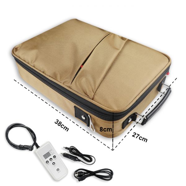 H200 Stone Heating bag Size